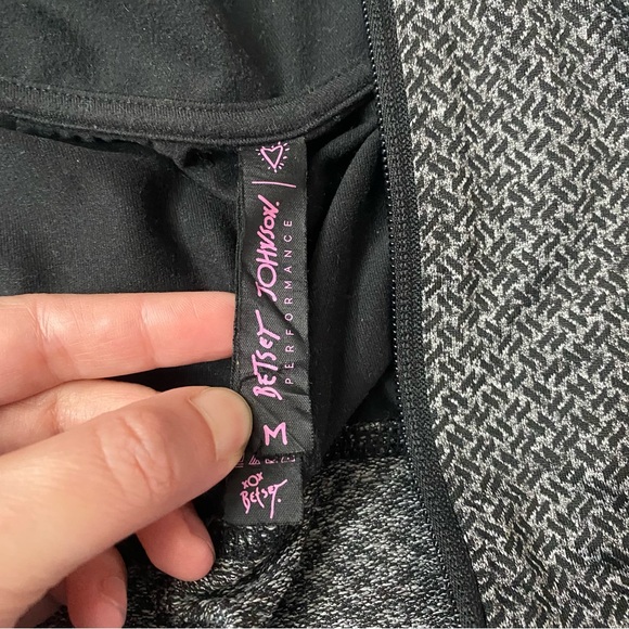 Betsey Johnson Black and Gray Performance Jacket - Picture 8 of 8